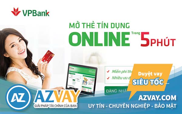 Ngân hàng VPBank hỗ trợ mở thẻ tín dụng hạn mức 50 triệu