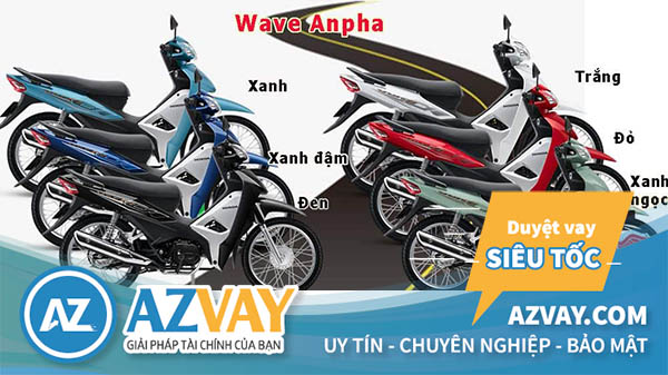 Mua xe máy Wave Alpha trả góp